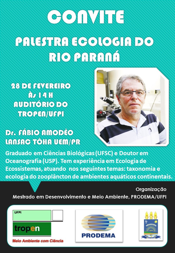 Convite Palestra Ecologia do Rio Paraná20190226082150