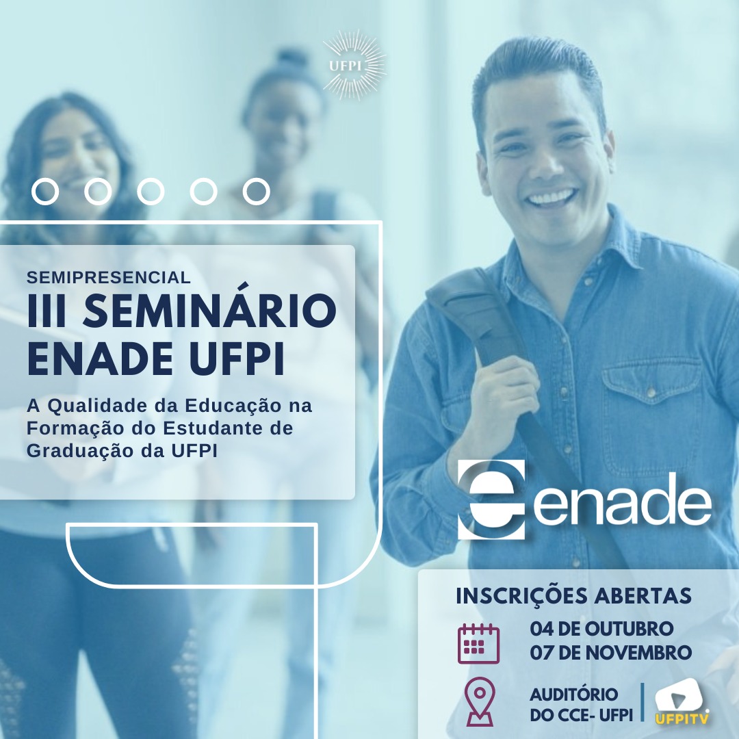 Portal UFS - Enade 2022: o que saber antes de fazer a prova