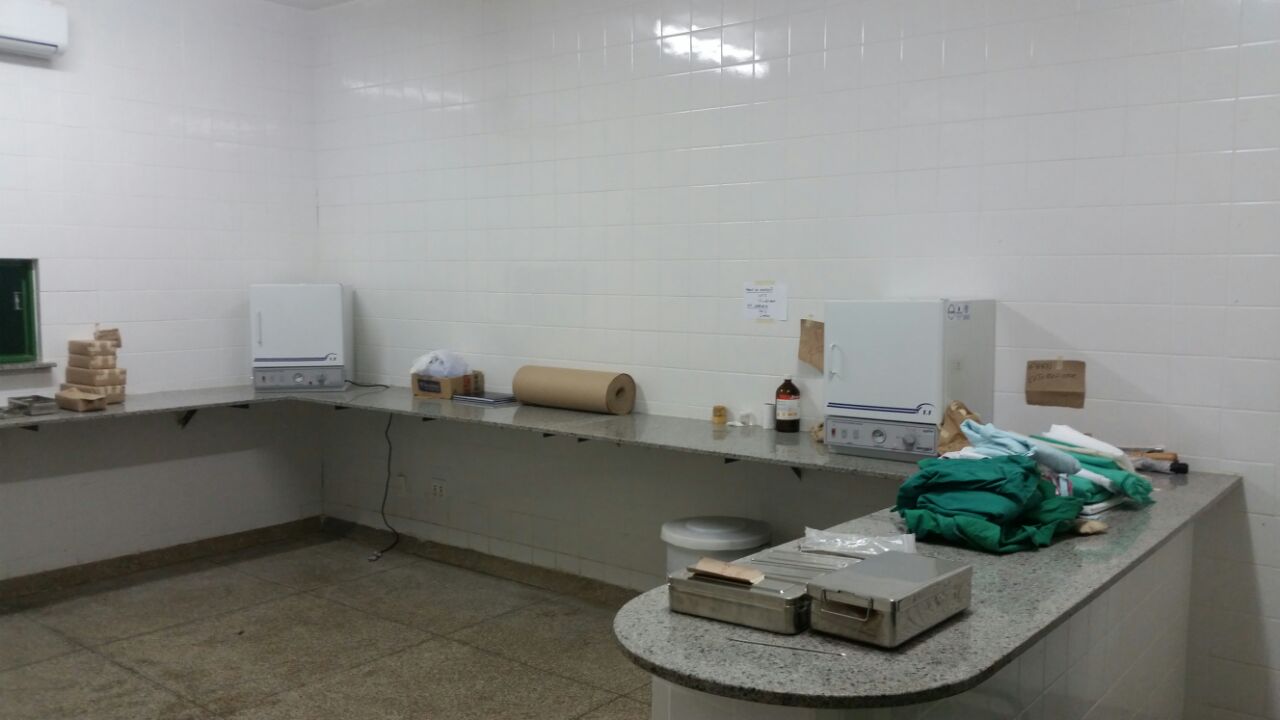 sala de esterilização