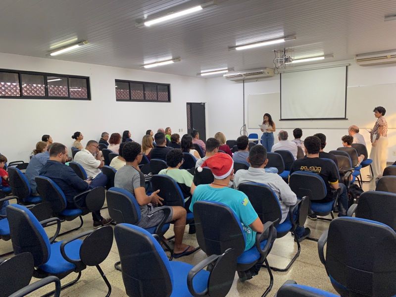 Solenidade de inauguração do mini auditório