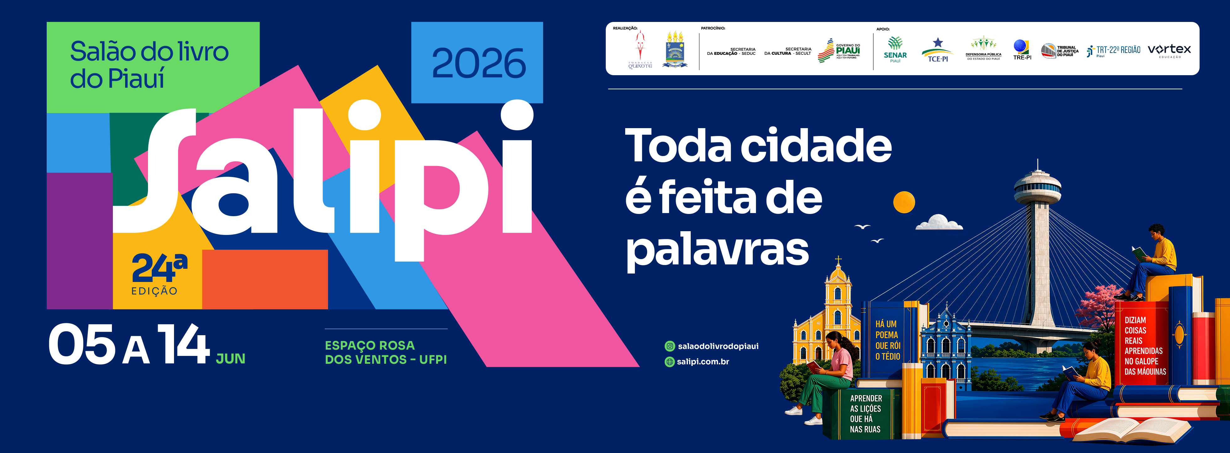 Com homenagem ao poeta Paulo Machado, UFPI e Fundação Quixote realizam a 24ª edição do SaLiPi de 5 a 14 de junho
